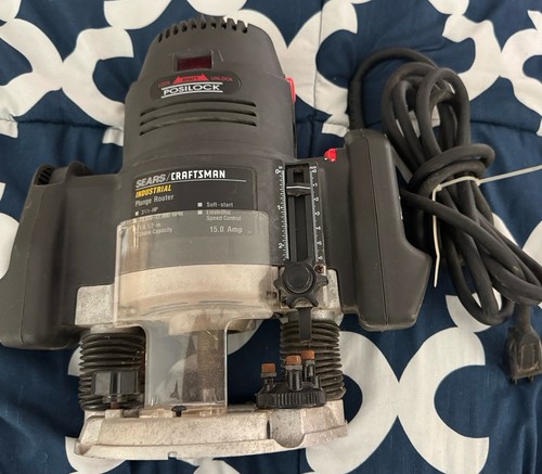 Craftsman amp plunge router - amp,